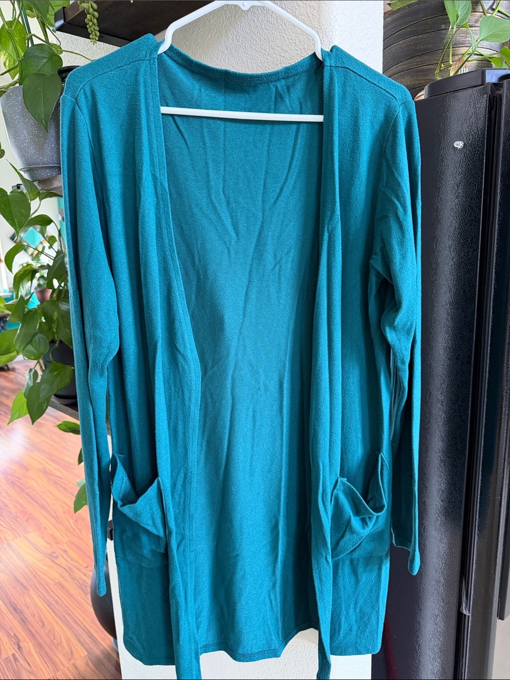 ZYIA Teal Soft Duster Cardigan